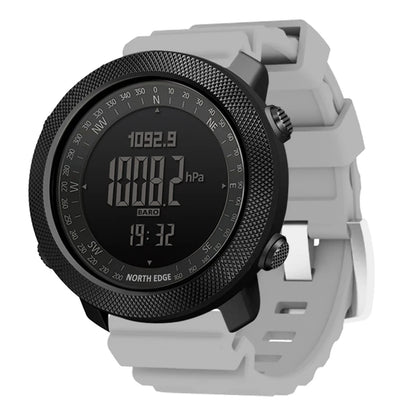 NORTH EDGE Men's sport Digital watch Hours Running Swimming Military Army watches Altimeter Barometer Compass waterproof 50m