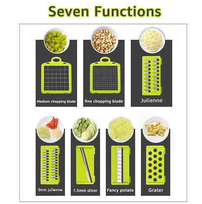 Vegetable Chopper Multifunctional Grater Cutter Kitchen Accessories Manual Fruit Slicer Potatos Shredders Cheese Onions Slicers